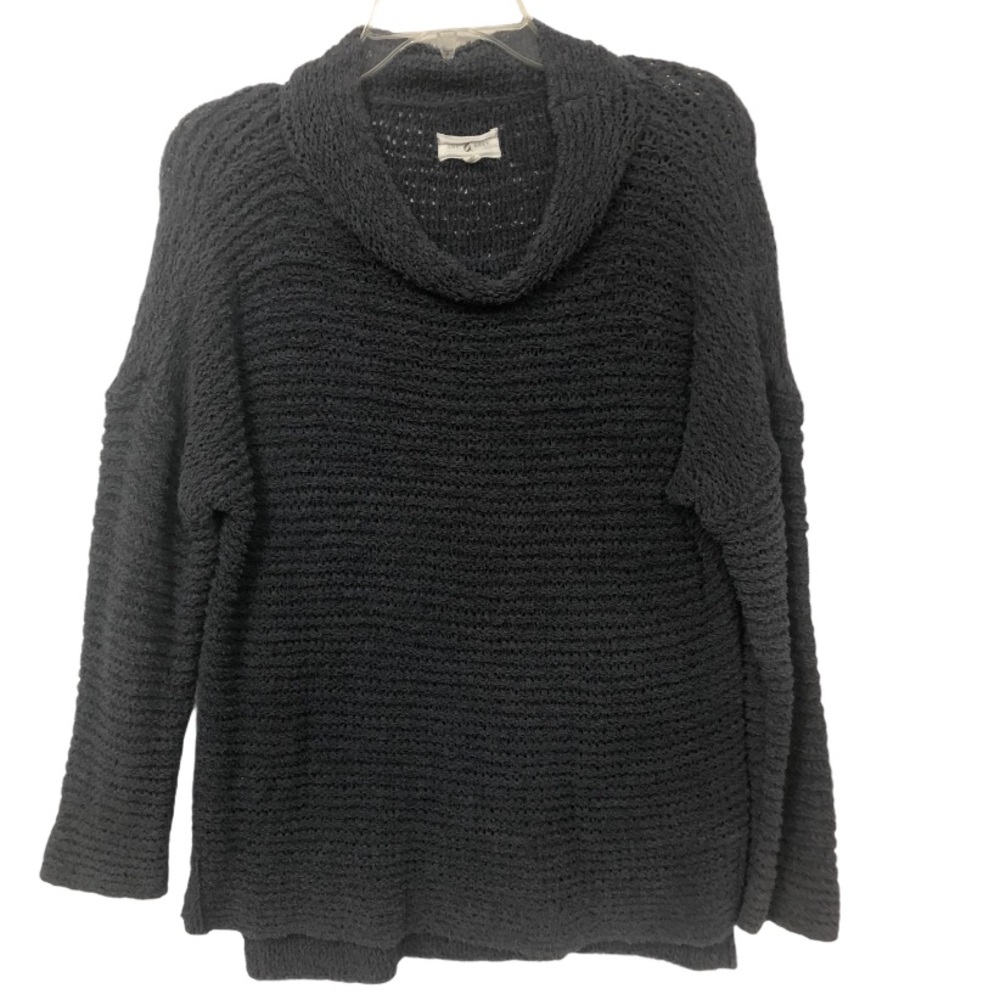 Lou & Grey gray textured sweater‎ S